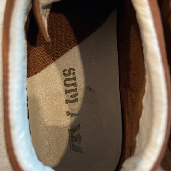 Supra Charles Suede Sneakers Brown/Bone Men SZ US 9.5 UK 8.5 - Picture 8 of 10